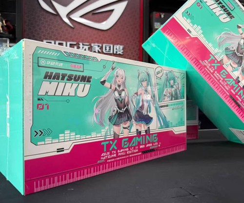ASUS TX Gaming 360 LC AM4/5 Hatsune Miku 2,8-calowy adiator LCD Liquid CPU - Zdjęcie 7 z 7