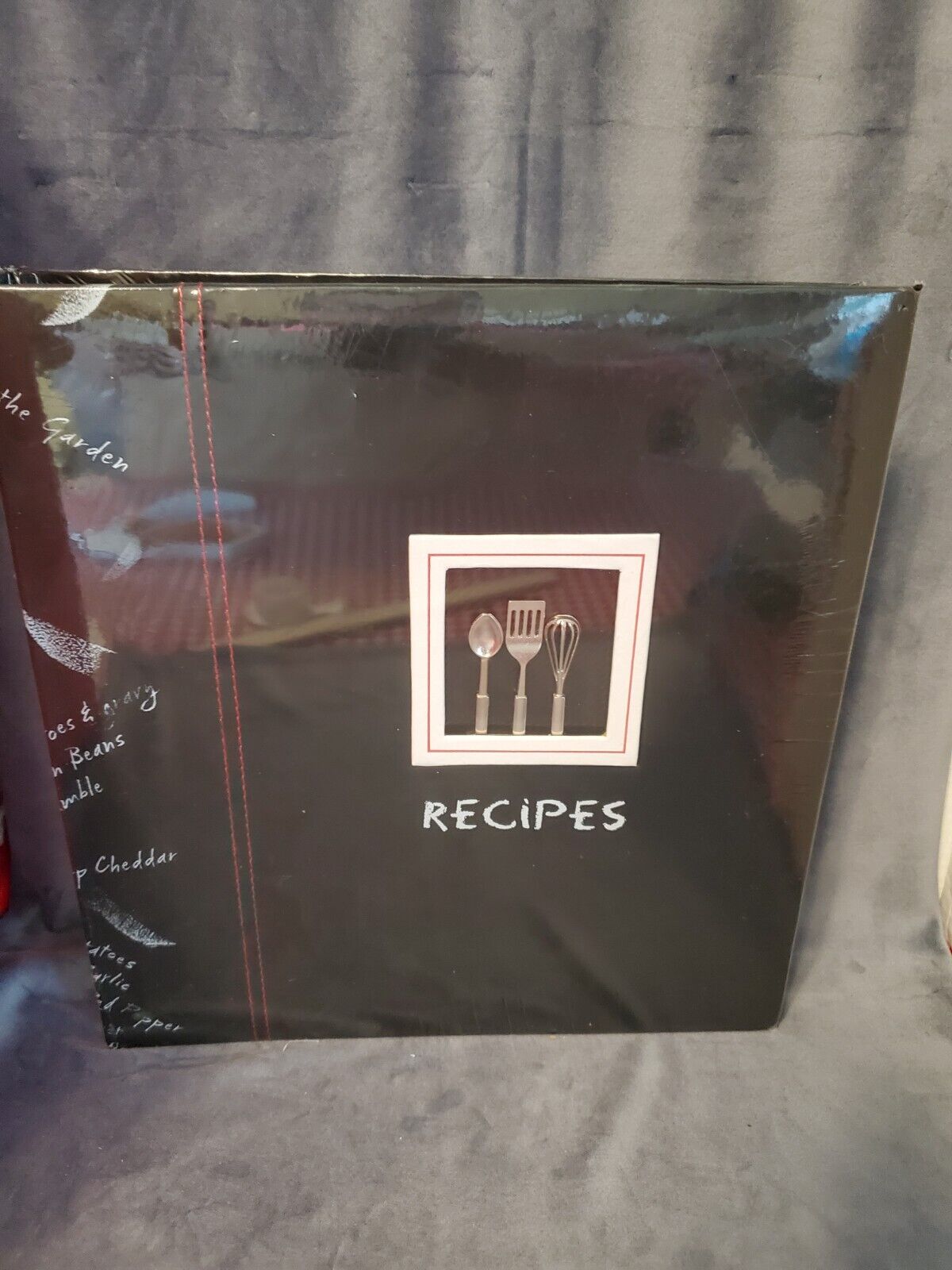 Tapestry by C.R. Gibson Deluxe Recipe Binder Black#QP13-9376 NEW