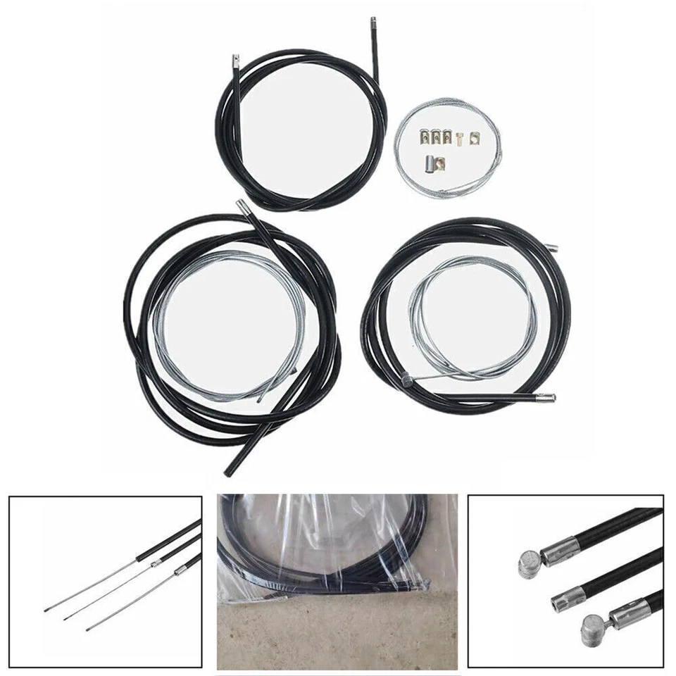 Modified Motorcycle Motorbikes Cable Set Clutch Cable+Brake Cable+Throttle Cable — 第 4/4 张图片