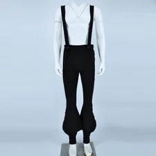 For Captain Kirk Red Stripes Trousers Starfleet Uniforms Pants Overalls Mens