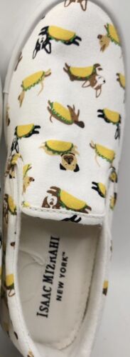 "Tenis sin cordones para mujer Isaac Mizrahi ""Taco Dogs"" - Pugs, Corgis + ¡Más! - Imagen 4 de 5