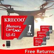 128GB 1TB SD Storage Card Mobile Phone Tablet Memory Card High Speed TF Card lot