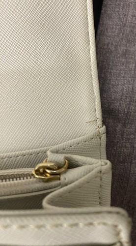 Leather Michael Kors Women Vanilla Signature Logo Wallet - Picture 9 of 11