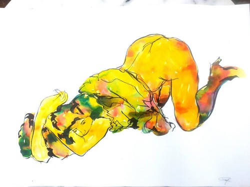 Femme Nu - Signature de l'Artiste A identifier (XX) - Picture 8 of 14