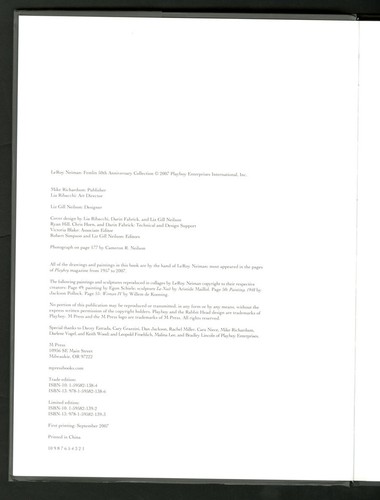 LeRoy Neiman SIGNED AUTOGRAPHED Femlin HC 1st Ed Pr Playboy Hugh Hefner 50th Ann - Picture 3 of 4