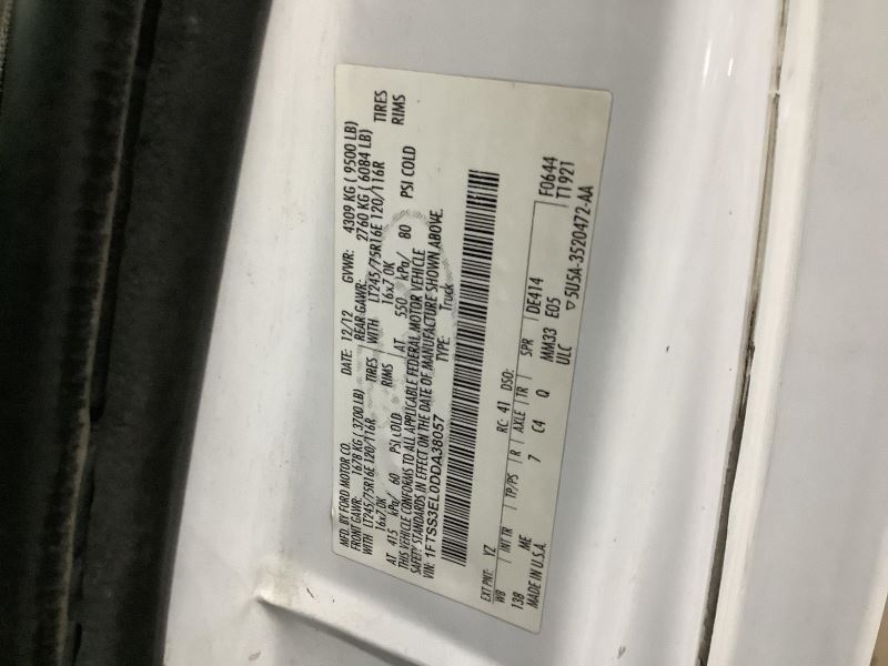 Passenger Side View Mirror Power Sail Mounted Fits 1014 FORD E150 VAN