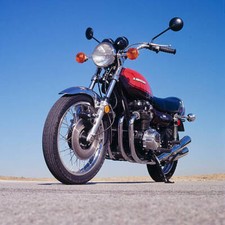 Kawasaki 900 Z-1 Motorcycle Road test for Hot Rod magazine 1973 Old Photo