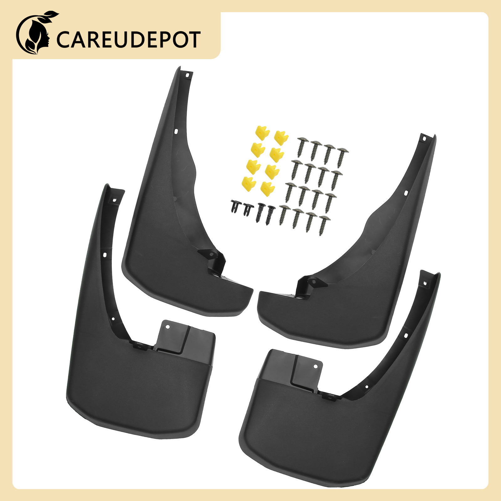 Mud Flaps Kit Compatible Suit for Nissan Frontier 2005-2023 Item of 1-image