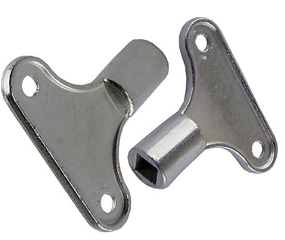 1 Radiator Air Vent Key Rad Zinc Alloy Solid Bleed Plumbing Tool Valve Heating