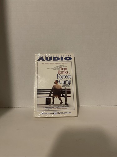 Vintage Forrest Gump (Novel) Audiobook Two Cassette Tape BRAD NEW!!!!! Tom Hanks - 第 1/1 張圖片