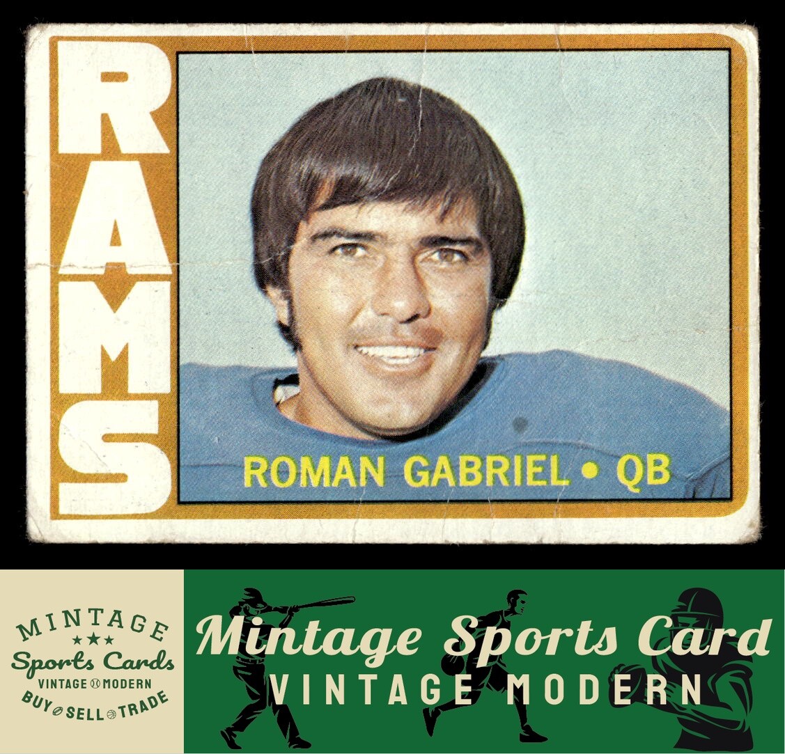 1972 Topps - Roman Gabriel - #40 Los Angeles Rams | eBay