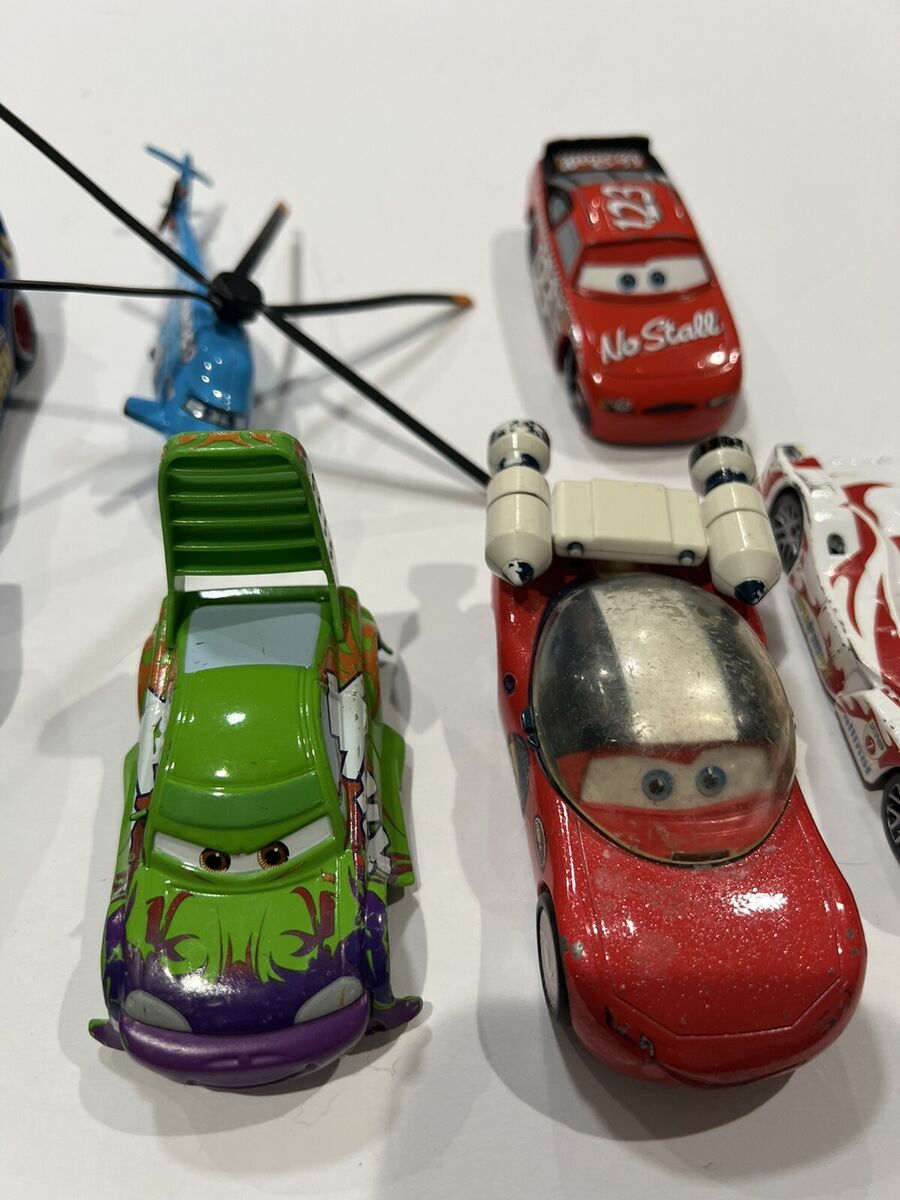 Lot of 23 Disney Pixar CARS Planes DIECAST VEHICLES LOT Race Cars,  Helicopter