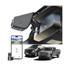 Mangoal Front 4K  Rear 1080P Dash Cam fit for Ford F150 2018-2024 F250/F350 ...