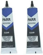 Parr Tech K5908-05, PARBOND Clear Caulk Rubber Sealant, 5 OZ, Pack Of 2