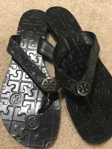 tory burch glitter sandals