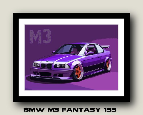 BMW M3 - 40 different CAR POSTER PRINT IMAGE A3 A4 or DIGITAL E30 E46 E36 E90 E9 - Picture 118 of 134