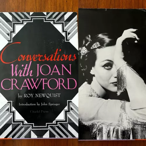 Conversations With Joan Crawford Roy Newquist Vintage Old Hollywood Book
