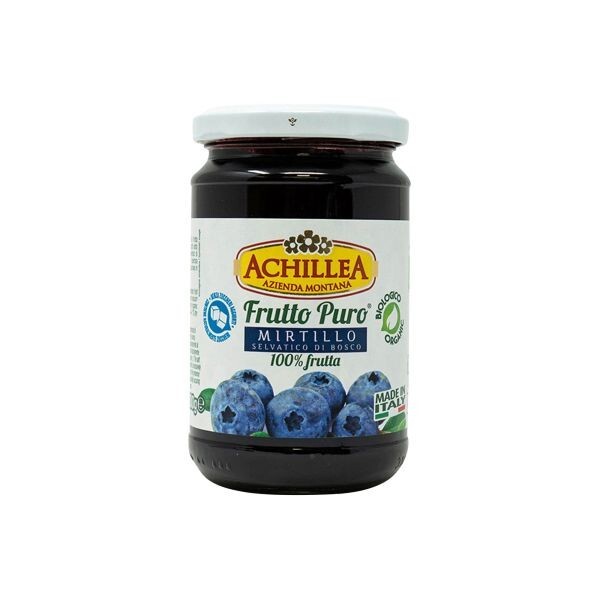 Frutto Puro Achillea  composta 100% mirtilli 300 gr Senza zucchero