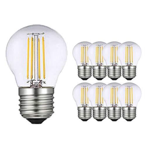 MENTA Lampadina LED E27 Globo, LED G45 Lampada E27,Luce Bianco freddo (F9c)