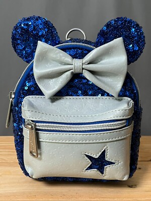 Loungefly Disney Wristlet Minnie Mouse Sequined Backpack