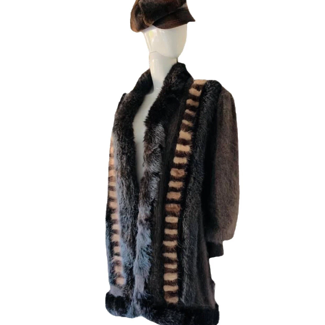 Angorá Vintage Casacos, jaquetas e Coletes para mulheres