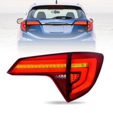 Pair LED Tail Lights For Honda HRV HR-V 2016-2022 Smoked Rear Lamp Assembly