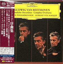 Herbert von Karajan/BPO NEW CD SHM-SACD Beethoven Complete Overtures Japan OBI