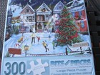  300 Piece Thomas Wood Art Puzzle "Family Skate Night. " Large Format 18"x24"