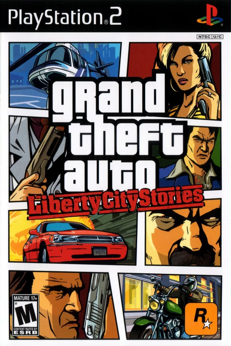 Grand Theft Auto Liberty City Stories PS2 Game Poster Multiple Sizes  11x17-24x36