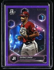 2022 Bowman Platinum Jordan Lawlar Precious Elements Purple PE-25 #177/250