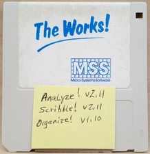 The Works! Analyze! Scribble! Organize! ©1987 Micro-Systems Software for Amiga 2