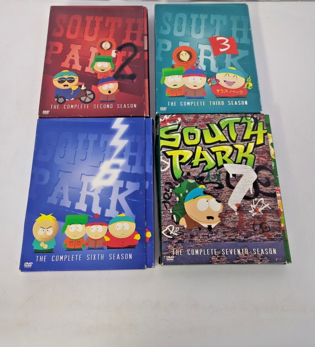 SOUTH PARK THE COMPLETE 2, 3, 6, 7 SEASON DVD | eBay