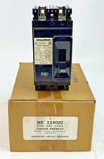 CHALLENGER / FPE - NE224020 - MOLDED CIRCUIT BREAKER - 2 POLE, 240 VAC, 20 A-NEW