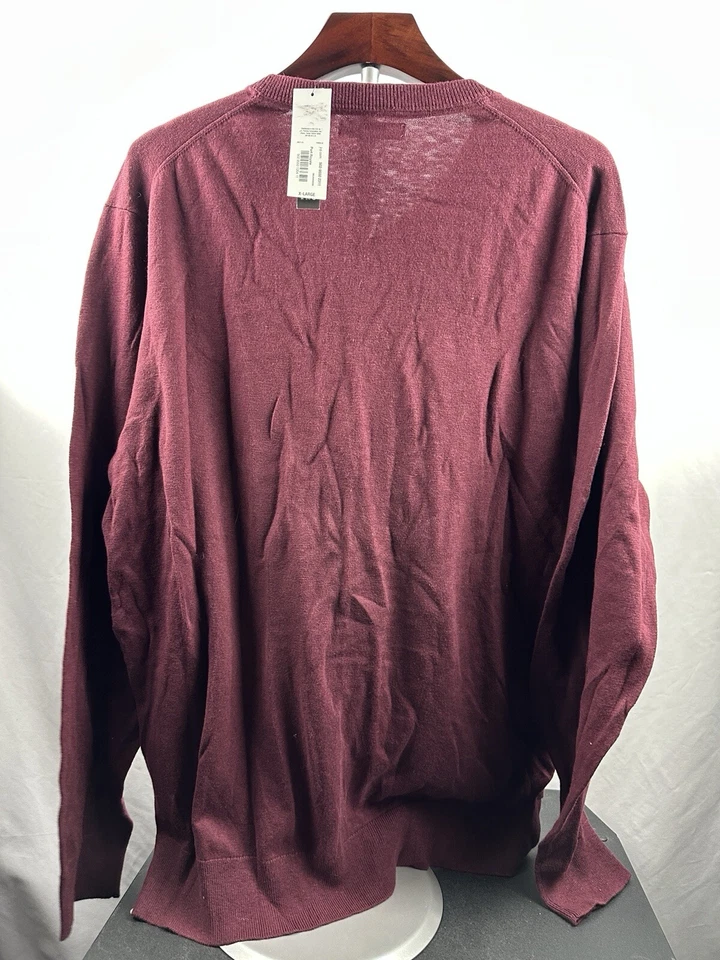 Nuevo con etiquetas Pullover Claiborne Para Hombre Mezcla Cachemira Port Royale Cuello en V Talla XL Foto 2 de 4