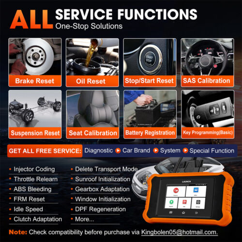 2025 LAUNCH X431 ELITE 2.0 For LANDROVER OBD2 Scanner Diagnostic Tool ECU Coding - Picture 3 of 12