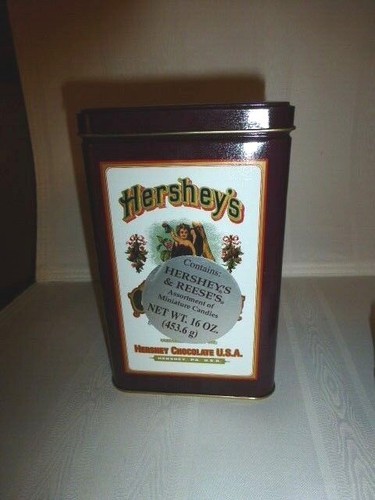 Zwei Hershey Foods Vintage Dosen: 1982 Hershey's Cocoa & 1993 Milk Chocolate, A+ - Bild 2 von 8