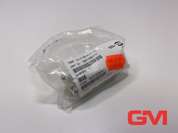 Harting Buchseneinsatz Han 6 HSB-BU-S 7-12 Female Insert Screw 09310062711-image