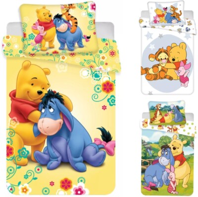 Winnie Puuh Disney Kleinkind Bettwäsche Set 2-teilig 100x135cm Kinderbettwäsche