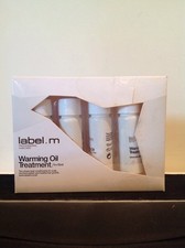 Label. M Warming Oil Treatment - 4 x 15ml