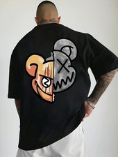 t shits Men?s Cartoon Bear Print Round Neck T?