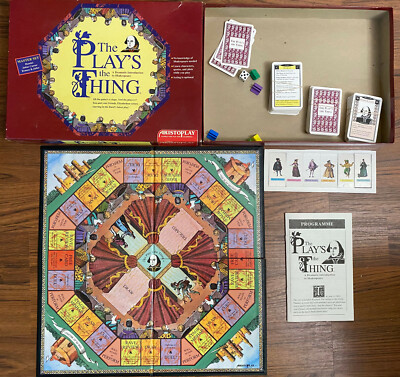 The Play S The Thing Board Game Dramatic Introduction To Shakespeare 1993 Comp Ebay