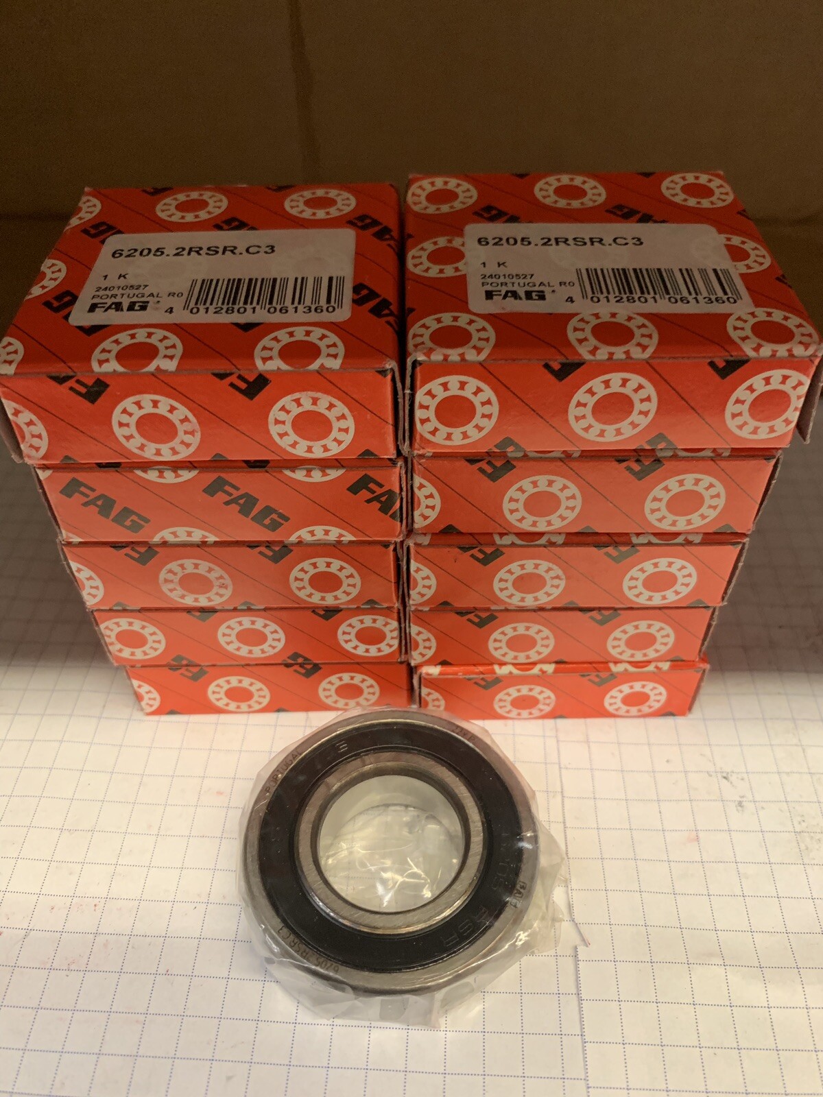 Cuscinetto A Sfere, Schermato 6205 / 2RS In C3 Misure 25x52x15 - Foto 2