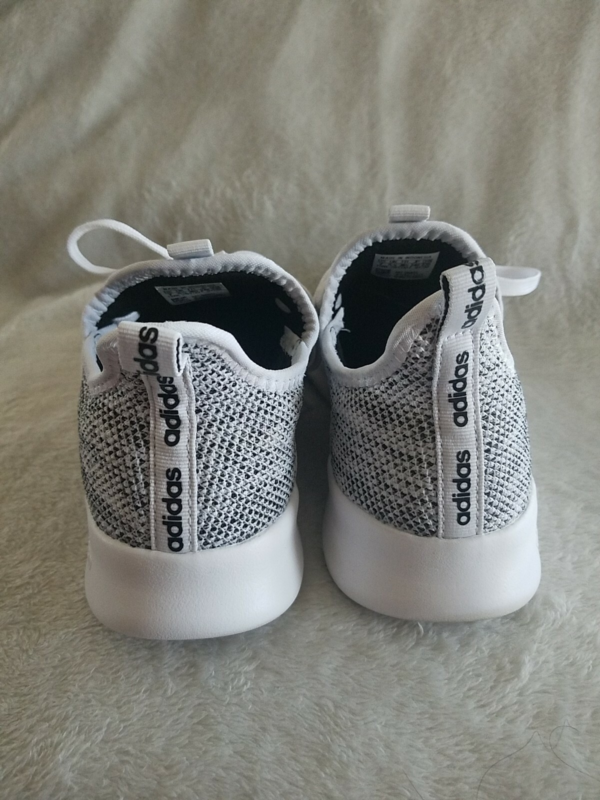 Adidas Cloudfoam Pure DB0695 Running Womens Shoes - White / Black- NEW 