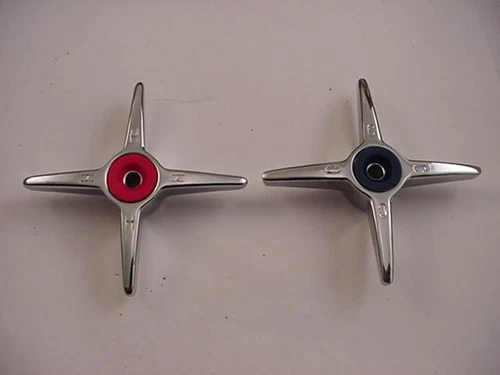 Chicago Faucet 633PRJKCP Handle Knob Set Hot & Cold Ships on the Same Day