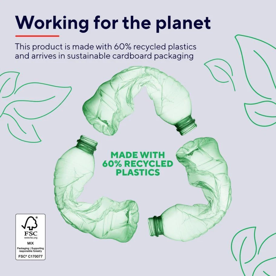 Ozaa+ Multi-Device Rechargeable Wireless Optical Mouse, Black - 24820 - Image 3 of 4