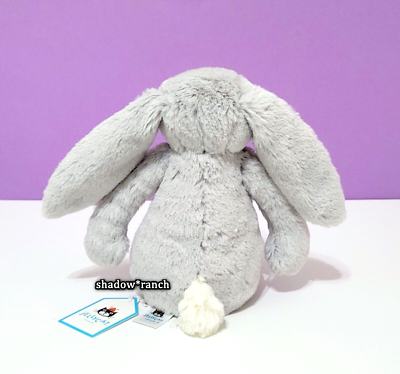 Jellycat Plush Easter Blossom Bunny Silver Grey Bloom Little