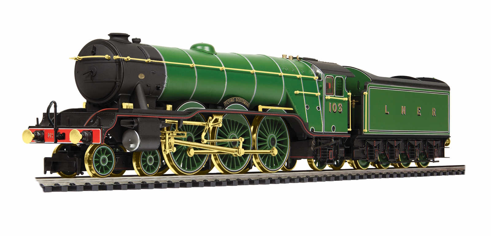 Hornby R30210A OO Gauge LNER A3 4-6-2 103 'Flying Scotsman' LNER Green Hornby Du