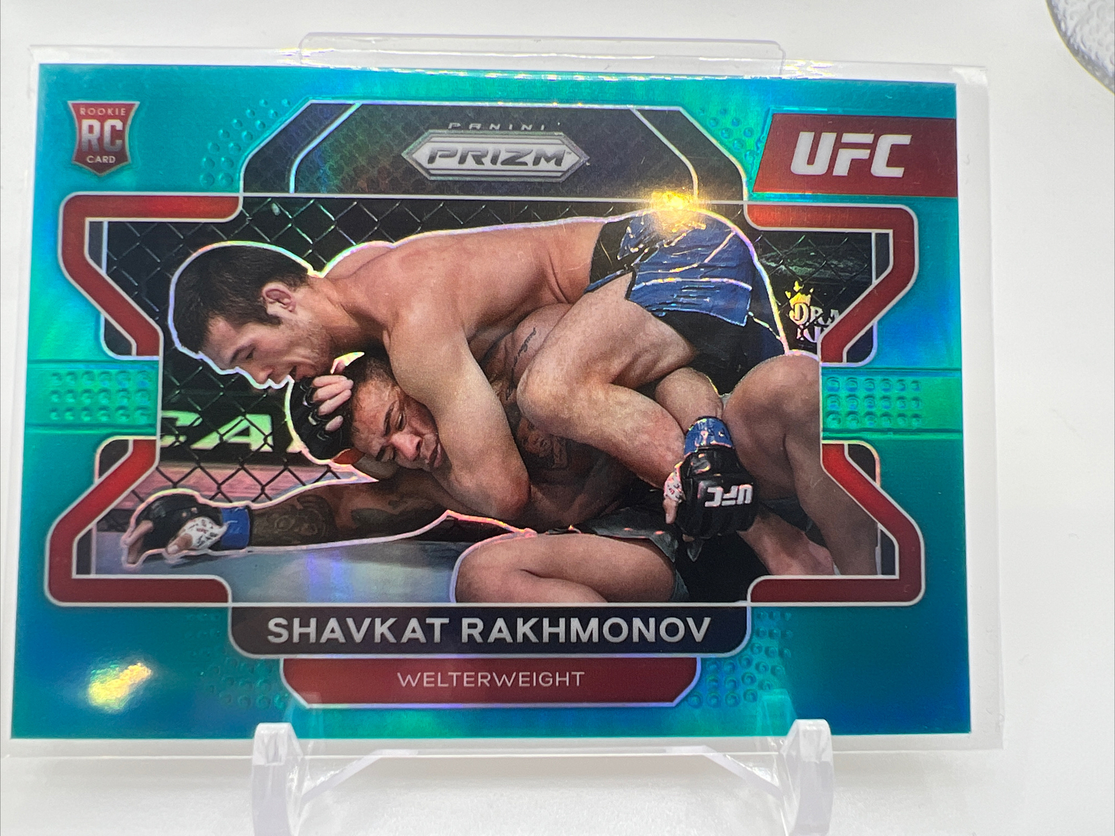 Shavkat Rakhmonov 2022 Prizm Rc teal 44/49 UFC -138