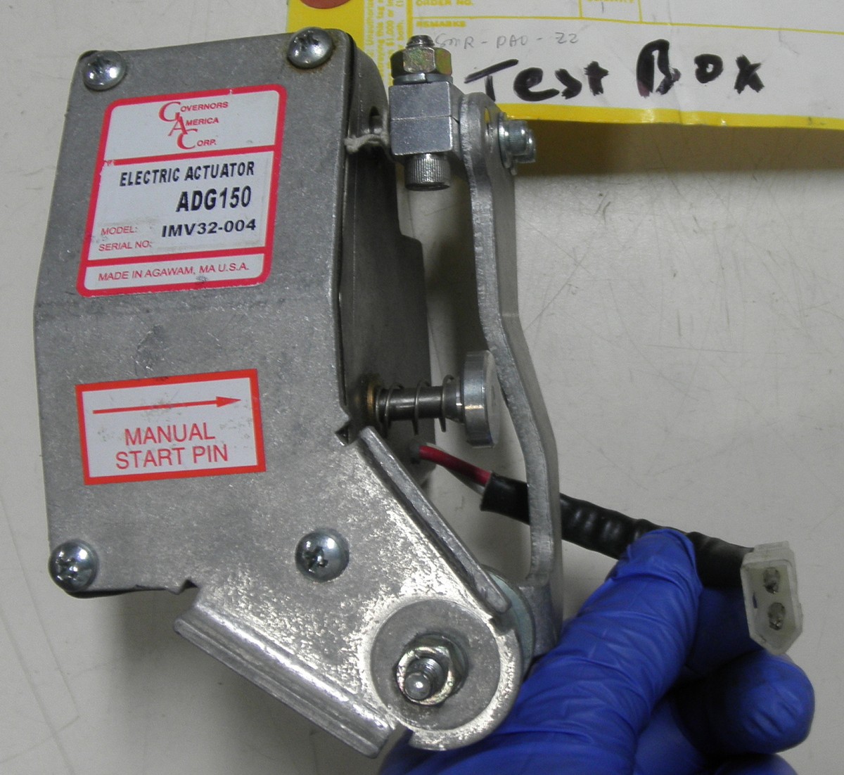 2920-01-477-1320 Fuel Control Solenoid Actuator ADG150