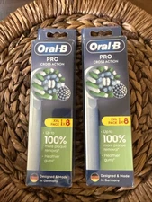 (2) Oral-B Pro Cross Action Replacement Electric Brush Heads WHITE 8-Ct /2x8=16